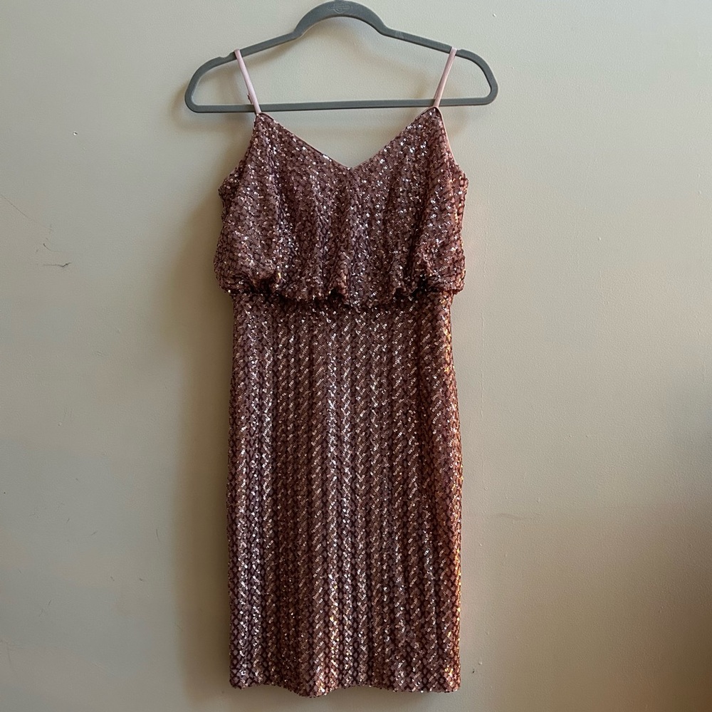 Pink sequined Vince Camuto dress
